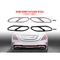 Термоустойчиви двойни стикиери за накрайници за Mercedes S W222 С - EM05/EM06